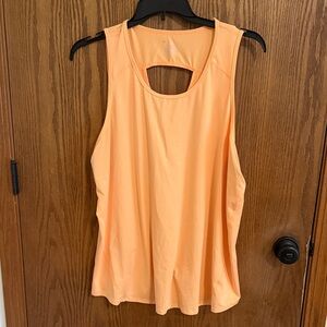 tek gear orange Racerback Performance Tank